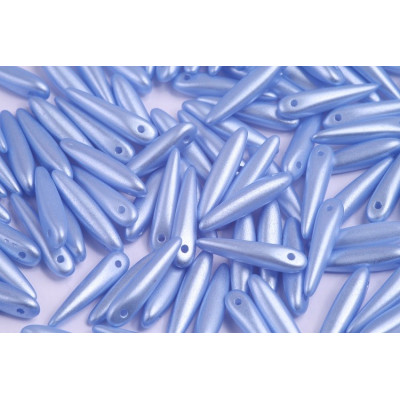 Czech Glass Preciosa Thorn 5x16mm Pastel Light Sapphire 25014