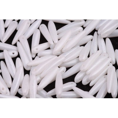 Preciosa Thorn 5x16mm White Silk Matt 02010/29571