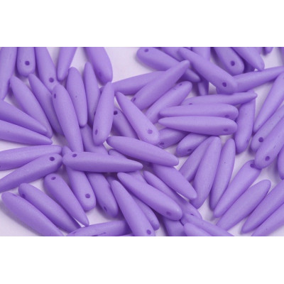 Preciosa Thorn Beads 5x16mm Violet Silk 02010/29570 | Glass Beads