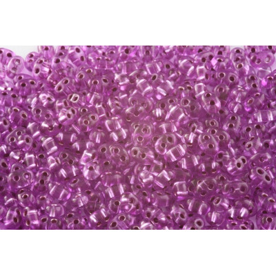 Preciosa Twin 2-Hole Beads Violet 82703 2.5x5mm | Czech Glass