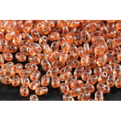 Brown Preciosa Twin Beads 2.5x5mm Two-Hole Czech Glass 10g
