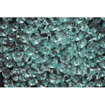 Aqua Preciosa Twin Beads 2.5x5mm No. 35 | Czech Glass Beads