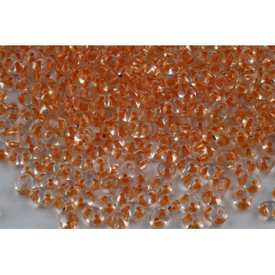 Preciosa Twin Beads 2.5x5mm Copper 38992 | Czech Glass Beads