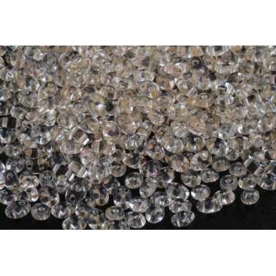 Preciosa Twin Beads 2.5x5mm Crystal | Czech Glass 2-Hole Beads