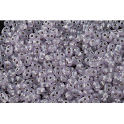 Lilac Preciosa Twin Beads 2.5x5mm 78020 | Czech Glass Beads
