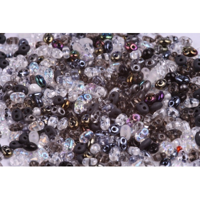 Preciosa Twin 2-Hole Beads Mix 2.5x5mm 174 | Czech Glass Beads