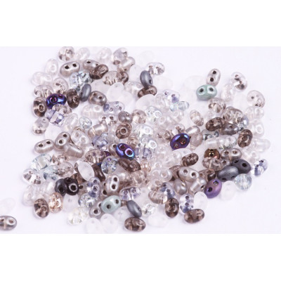 Preciosa Twin Beads 2.5x5mm Mix 178 | Czech Glass Beads