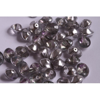 Preciosa UFO Beads 7x11mm Crystal Vitrail Light 26536 | Glass Beads