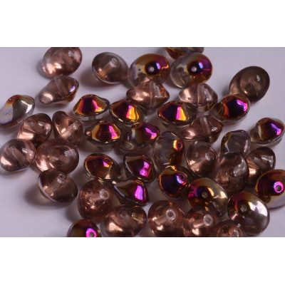 Czech Glass Ufo Beads 7x11mm Crystal Sliperit 00030/29501 | Preciosa