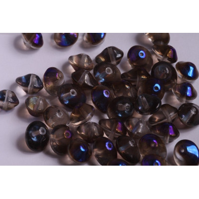 Preciosa UFO Beads 7x11mm Crystal Blue Azure 00030/29901 | 10 pcs