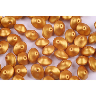 Preciosa UFO Beads Gold Shine Yellow Sun 02010/24101 7x11mm