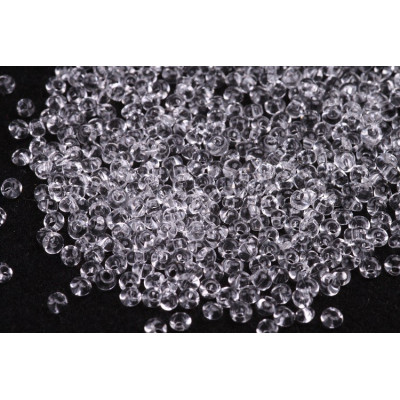 Preciosa Drop Beads 8/0 Crystal 00030 | Czech Glass Beads
