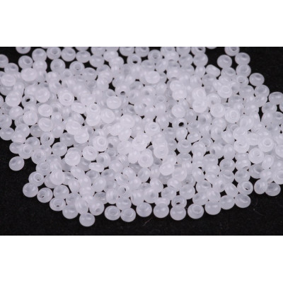 Preciosa Drops 8/0 Chalk White Czech Glass Beads | 10g