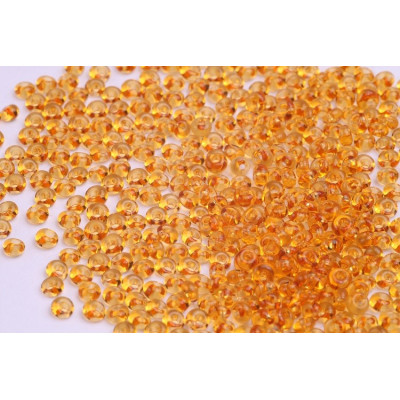 Czech Drop Beads 8/0 Amber Orange No. 5 | Preciosa Glass Beads