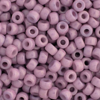 Matubo™ Round 8/0 Chalk Lila Luster 14494 | Czech Glass Beads
