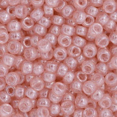 Matubo Round 8/0 Opal Rose White Luster 71010/14400 | Seed Beads