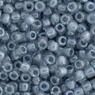 Matubo™ Round 8/0 Crystal Blue Luster 00030/14464 | Czech Beads