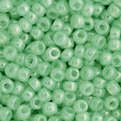 Matubo™ Round 8/0 Aqua Green Luster 61100/14400 | Czech Glass