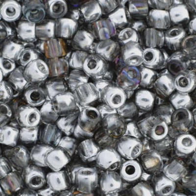 Matubo Round 8/0 Crystal Heliotrope 29536 | Czech Glass Beads