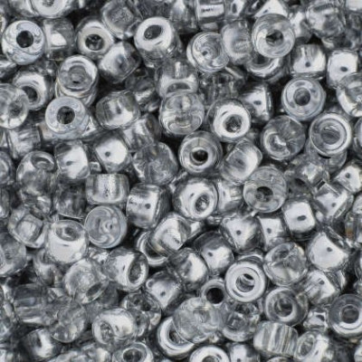 Matubo Round 8/0 Crystal Labrador 27001 | Silver Czech Seed Beads