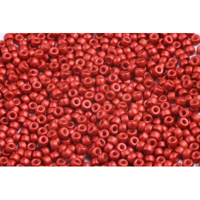 Matubo Round 8/0 Chalk Lava Red 03000/01890 | Glass Beads