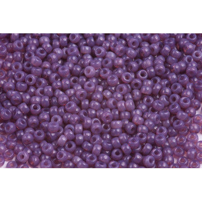 Matubo Round 8/0 Czech Glass Beads Opal Violet 21010 | 5g or 50g