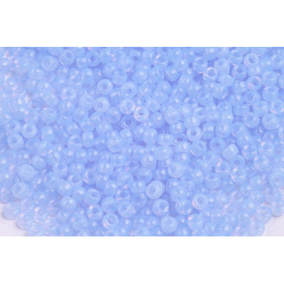 Matubo Round 8/0 Seed Beads Opal Blue 31010 | Czech Glass Beads