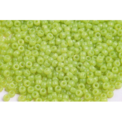 Matubo Round 8/0 Czech Seed Beads Opal Green 51010 | Glass Beads