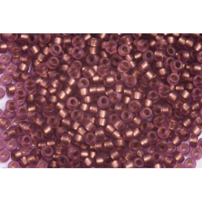Matubo Round 8/0 Amethyst Matte Bronze 20060/85106 | Glass Beads