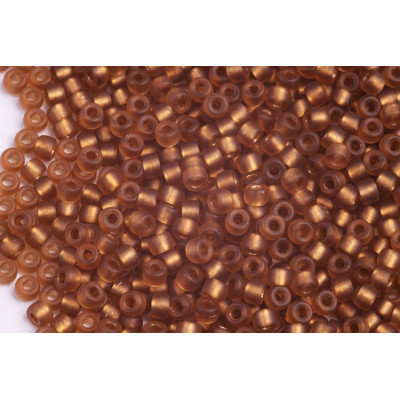 Matubo 8/0 Dark Topaz Matte Bronze Lined 10230/85106 | Beads