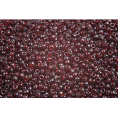 Matubo Round 8/0 Seed Beads Hyacinth Travertin Dark 90030/86805