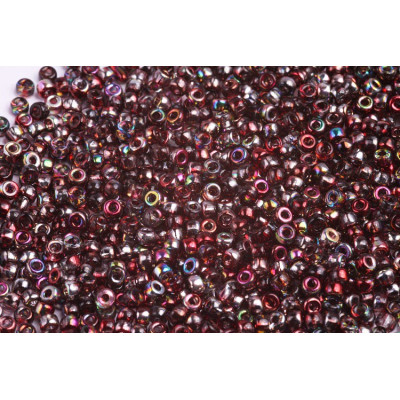 Matubo Round 8/0 Magic Red Brown 00030/95200 | Czech Glass Beads