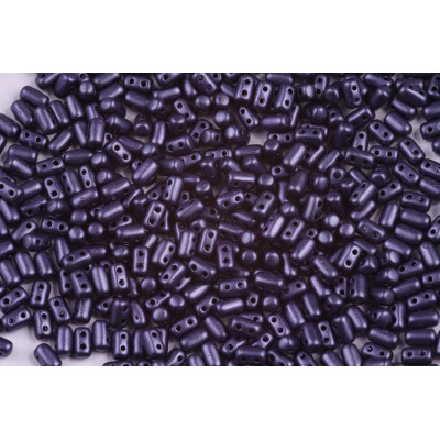 Matubo Rulla 3x5mm Metallic Suede Dark Purple 79022 | Czech Beads