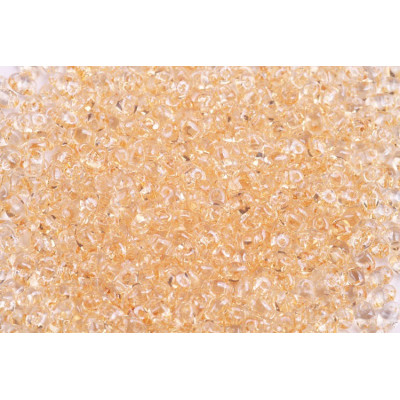 Matubo MiniDuo 2x4mm Crystal Orange Luster 14413 | Czech Glass