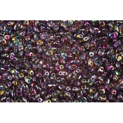 Matubo MiniDuo Magic Violet Grey 00030/95500 | 2-Hole Czech Beads