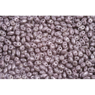 Matubo MiniDuo 2x4mm Mauve Luster 03000/14449 | Czech Glass Beads