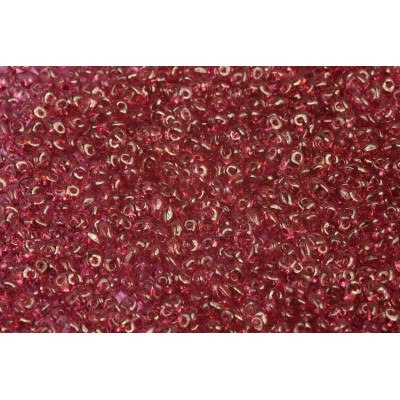 Matubo MiniDuo 2x4mm Crystal Red Luster 00030/14495 | Czech Glass