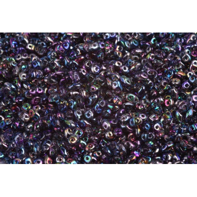 Matubo MiniDuo Magic Blue Pink 00030/95100 | Czech Glass Beads