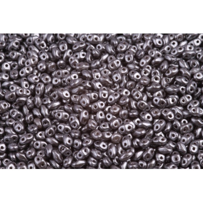 Matubo™ MiniDuo 2x4mm Pastel Light Grey Silver 02010/25028