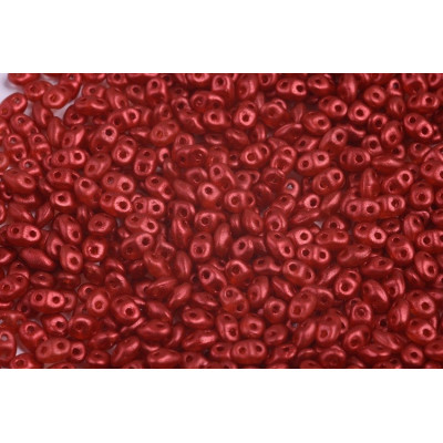 Matubo MiniDuo 2x4mm Crystal Lava Red 00030/01890 | Czech Beads