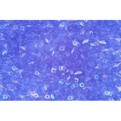 Matubo MiniDuo Sapphire Blue Matte AB 30060/28771 2x4mm