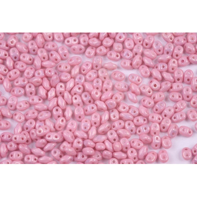 Matubo MiniDuo 2x4mm Chalk Lila Luster 03000/14494 | Czech Beads