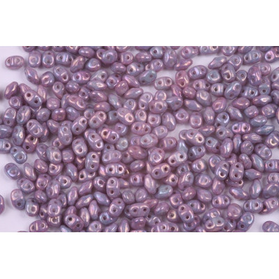 Matubo MiniDuo 2x4mm Chalk Nebula 15001 | Czech Glass Beads