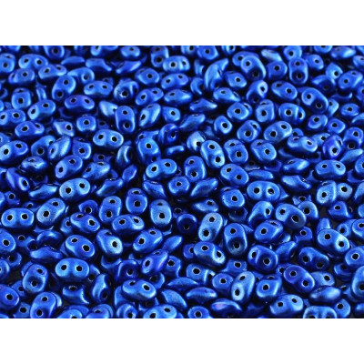 Matubo MiniDuo 2x4mm Metalust Crown Blue 02010/24203 | Czech Beads