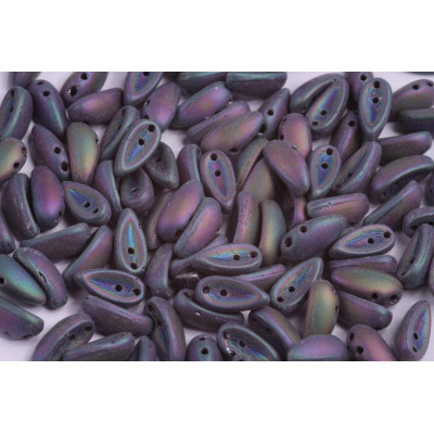 Preciosa Chilli Beads 4x11mm Matte Red Iris 21195 | Czech Glass