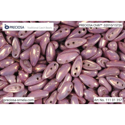 Preciosa Chilli Lilac Vega 02010/15726 4x11mm | Czech Beads