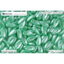 Preciosa Chilli Beads 4x11mm Mint Pearlescent 25025 | Czech Glass