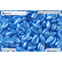 Preciosa Chilli Beads 4x11mm Azure Blue Pearl 02010/25020 | 20pcs