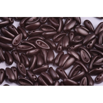 Preciosa Chilli Beads 4x11mm Pearl Chocolate Brown 02010/25036