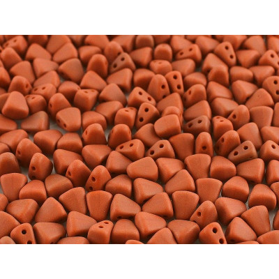 Matubo Nib-Bit 2-Hole Beads Chocolate Matte 84110 | 6x5mm